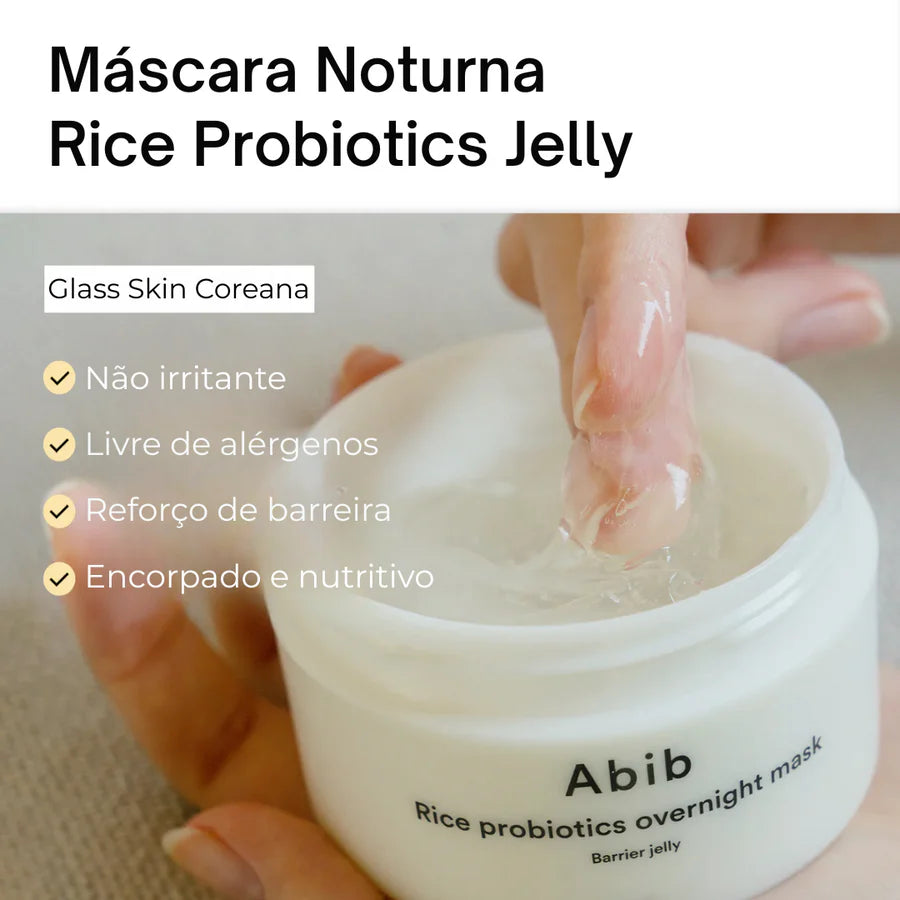 Máscara Noturna Rice Probiotics Jelly