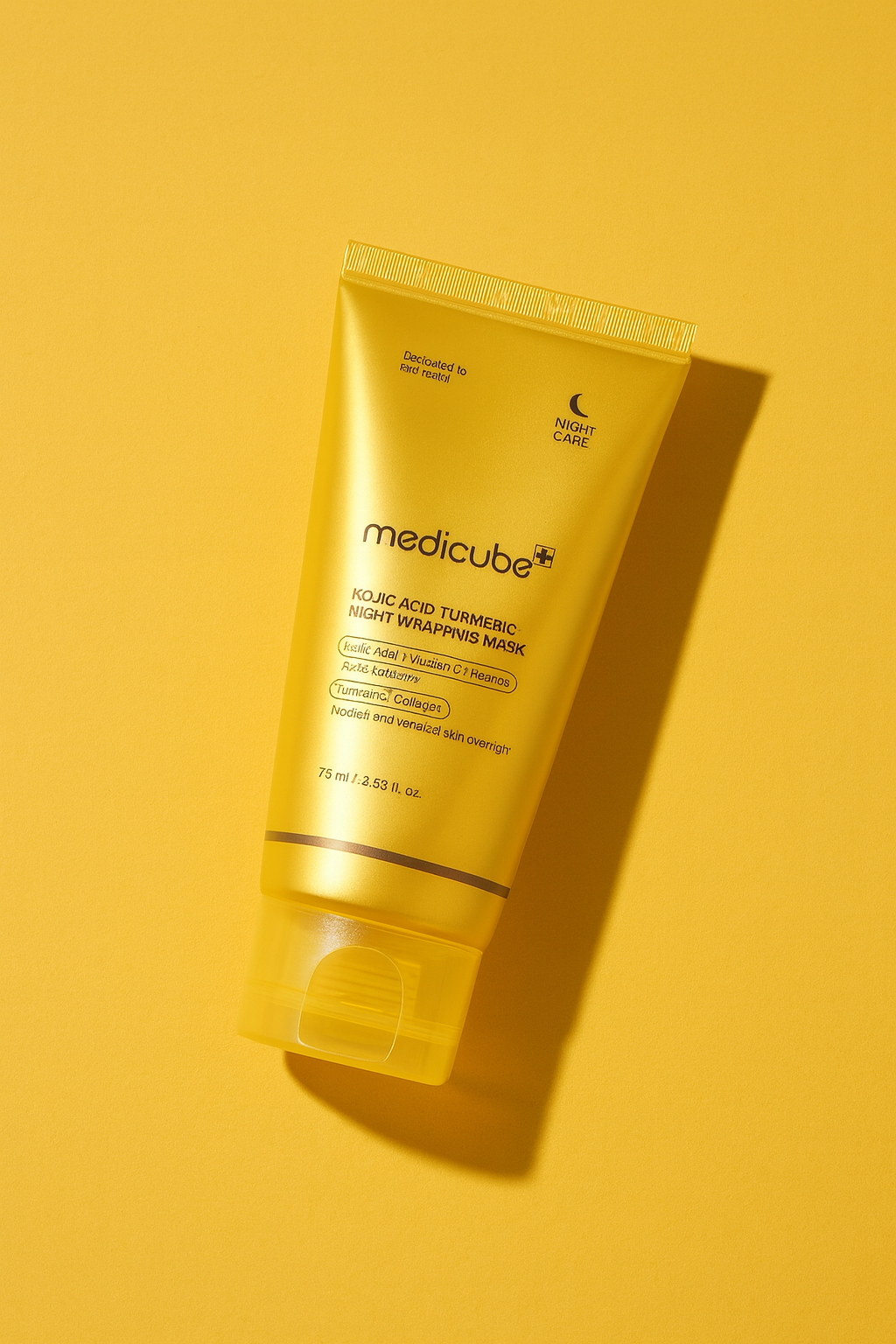 Máscara Facial Noturna com Ácido Kójico e Cúrcuma