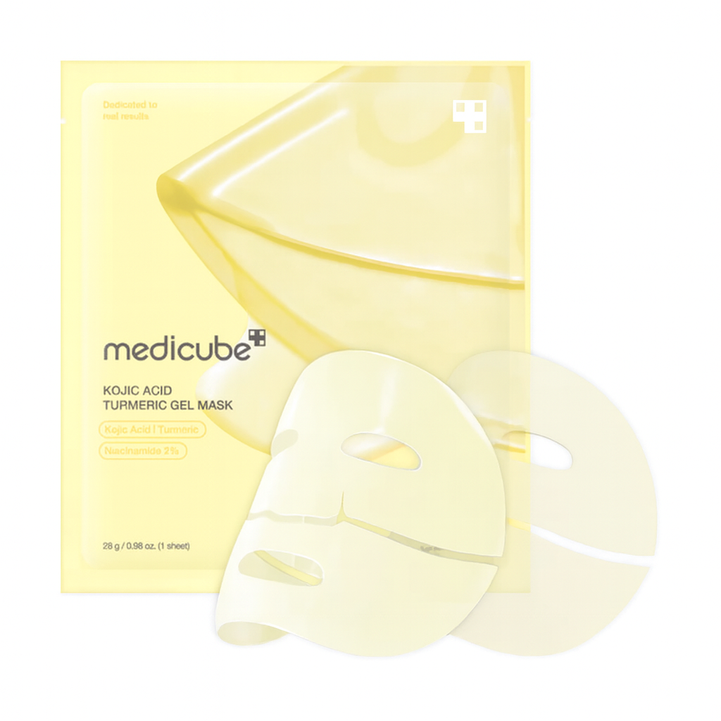 Máscara Jelly Dourada com Ácido Kójico e Cúrcuma - Kit com 4