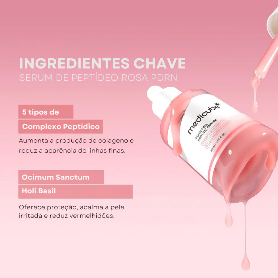 Sérum PDRN de Peptídeos Rosa