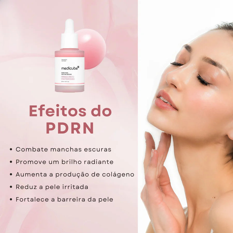 Sérum PDRN de Peptídeos Rosa