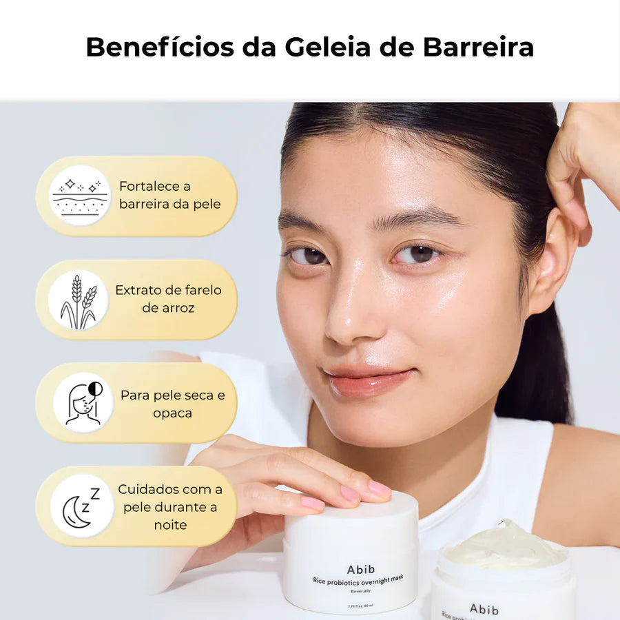 Máscara Noturna Rice Probiotics Jelly