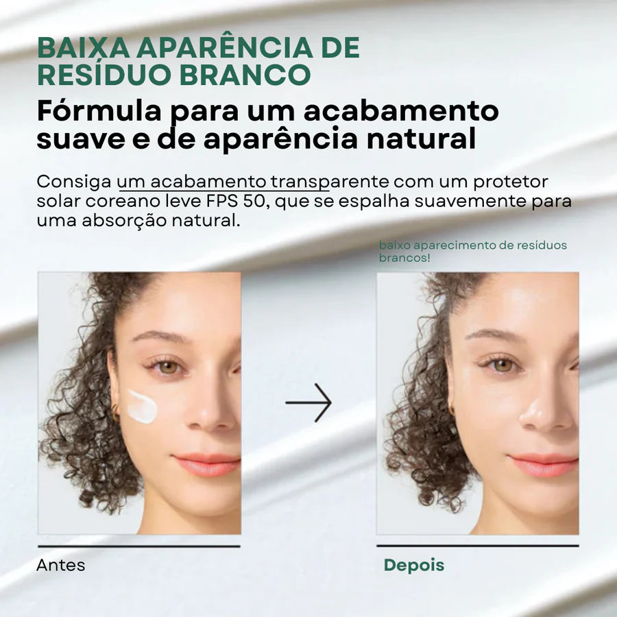 Protetor Solar Suave e Hidratante Heartleaf Silky