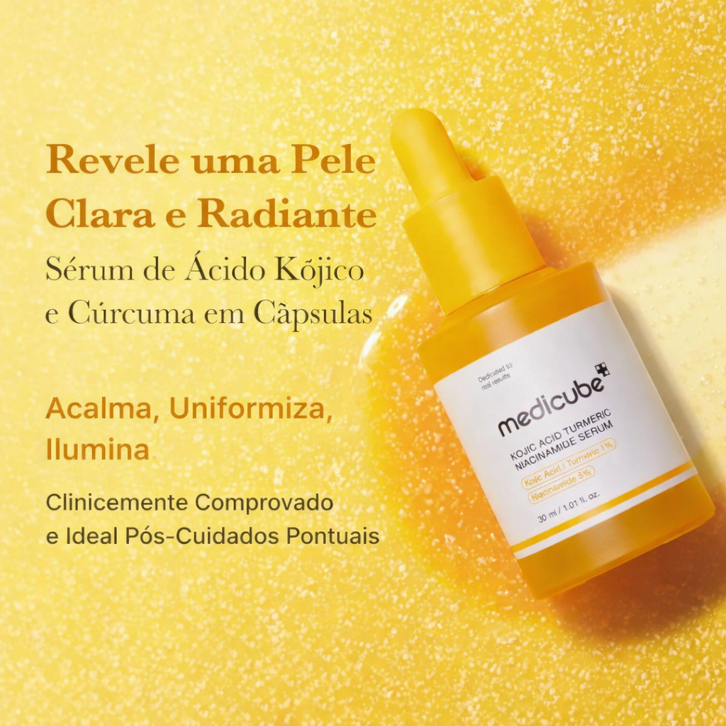 Sérum de Ácido Kójico Cúrcuma e Niacinamida