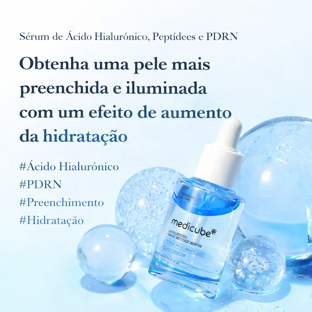 Sérum de Ácido Hialurônico com Multi Peptídeos