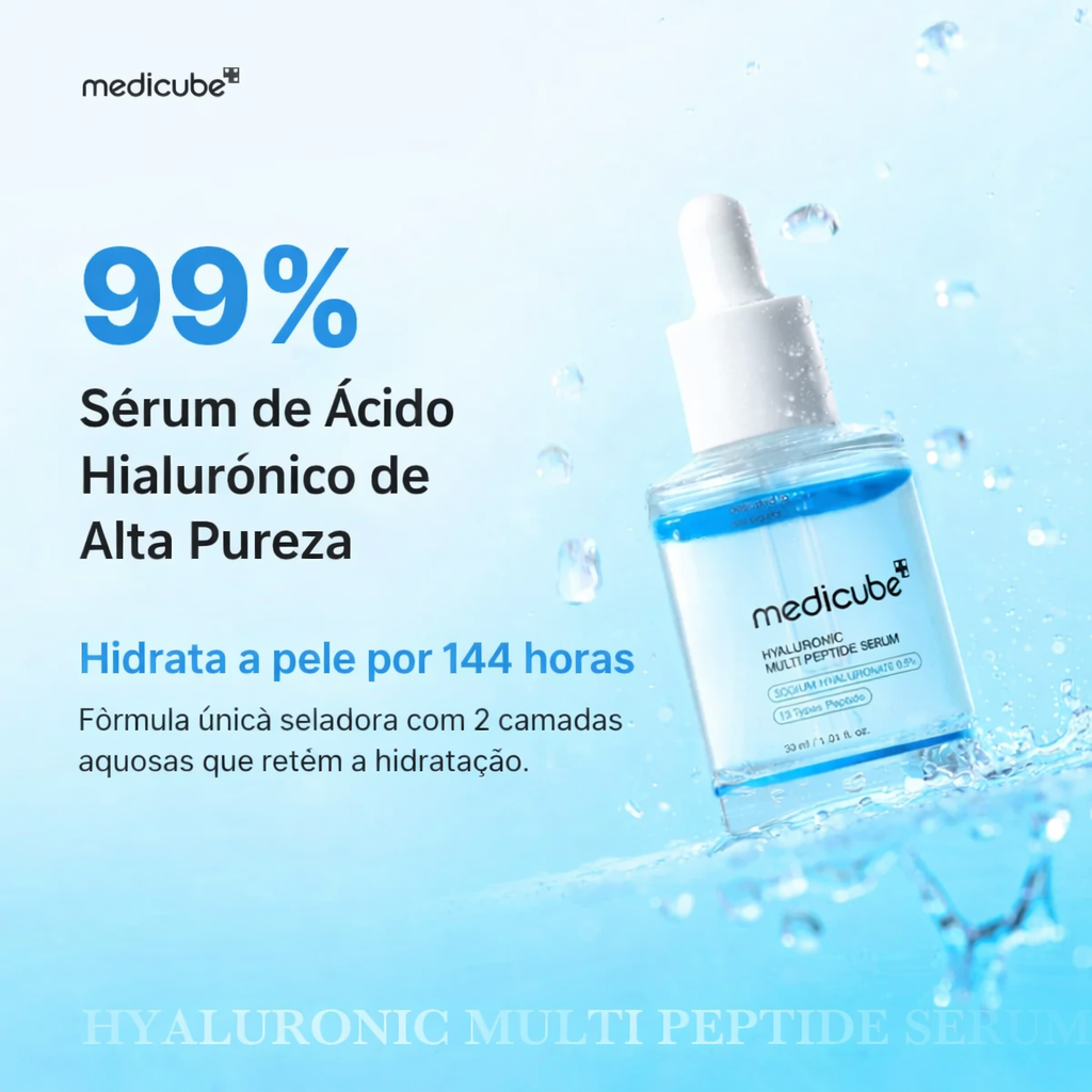 Sérum de Ácido Hialurônico com Multi Peptídeos
