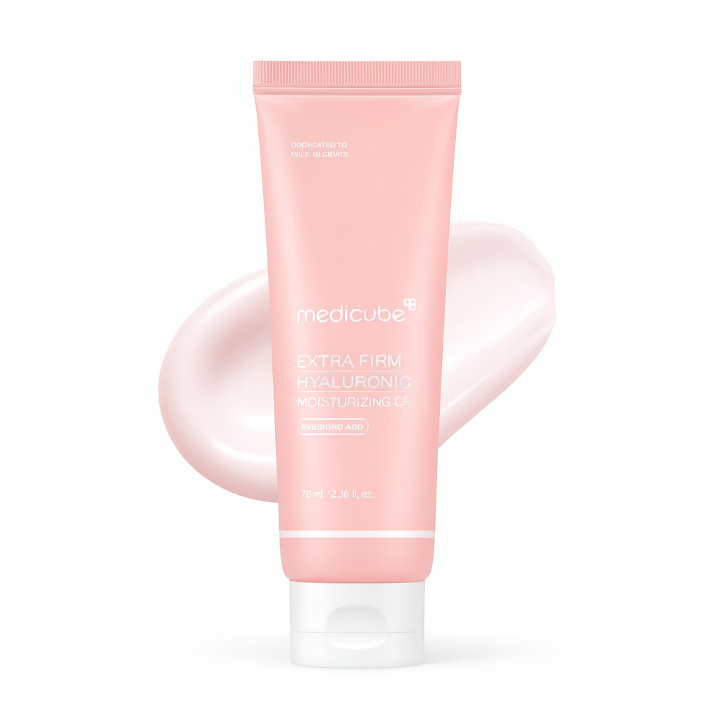 Creme Facial Rosa com PDRN e Peptídeos