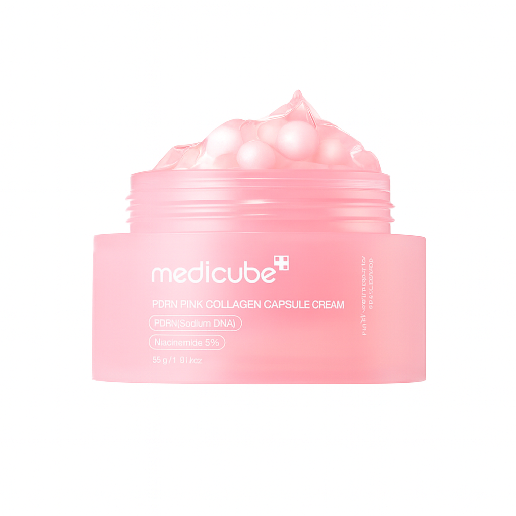 Creme em Cápsulas de Colágeno Rosa com PDRN